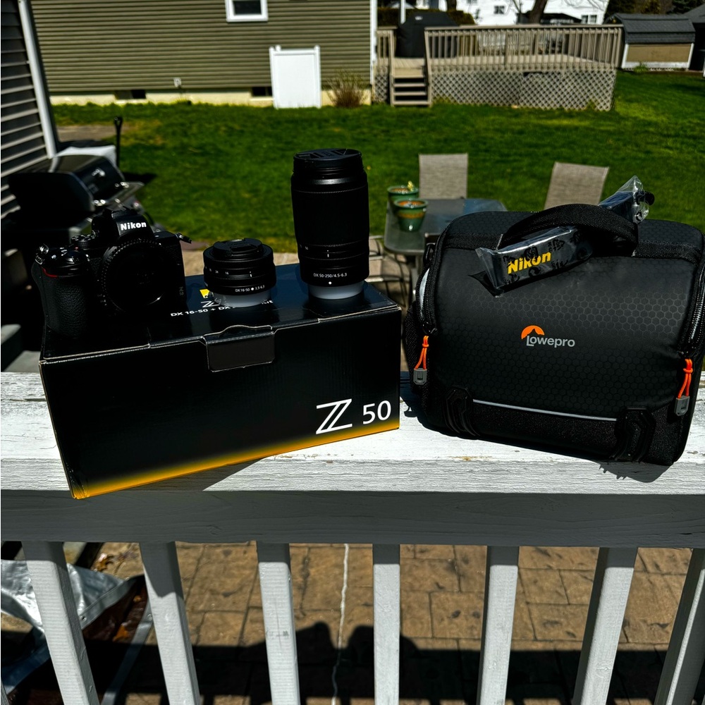 Nikon Z50 brand new never used once plastic still on everything  1200 obo